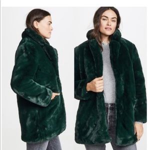 Apparis emerald green Sasha coat
